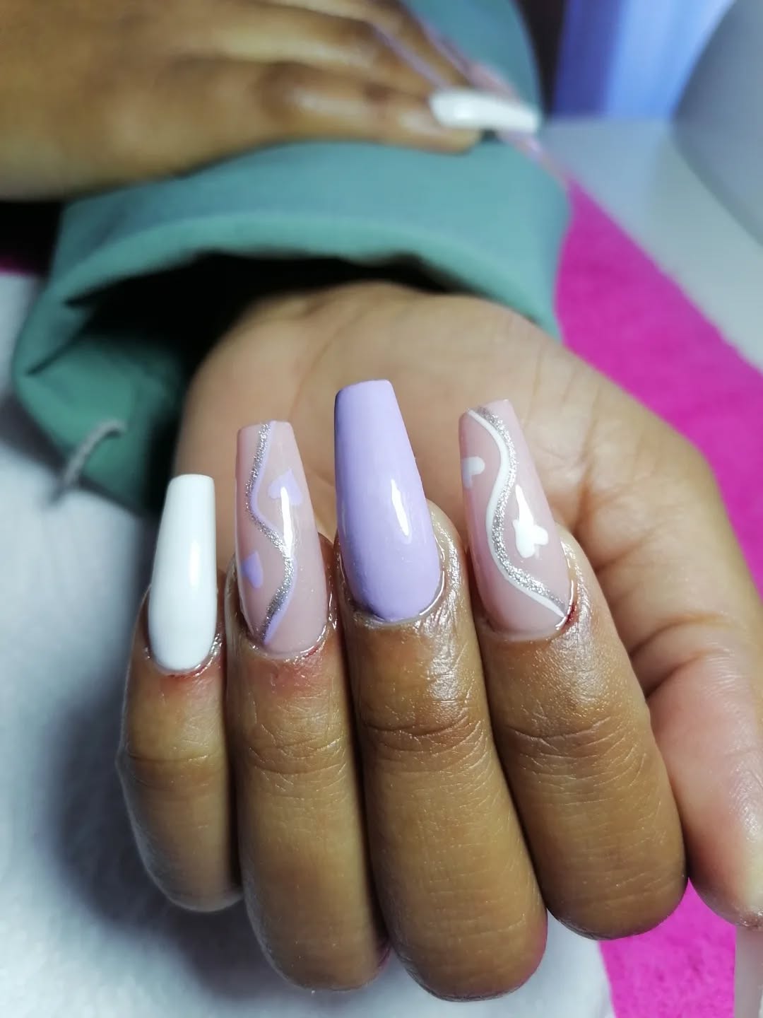 Beautiful gel nail design